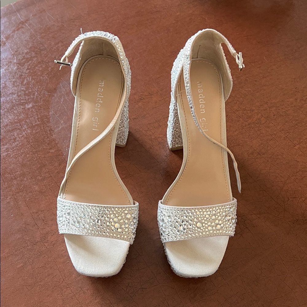 Steve Madden  Embellished Block Heels